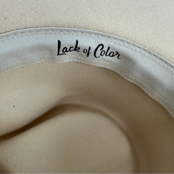 Lack of Color size XL 61cm Ivory Rancher Wool Fedora Hat - Picture 15 of 16